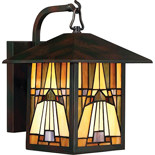 Quoizel One Light Outdoor Wall Lantern TFIK8409VA, Medium